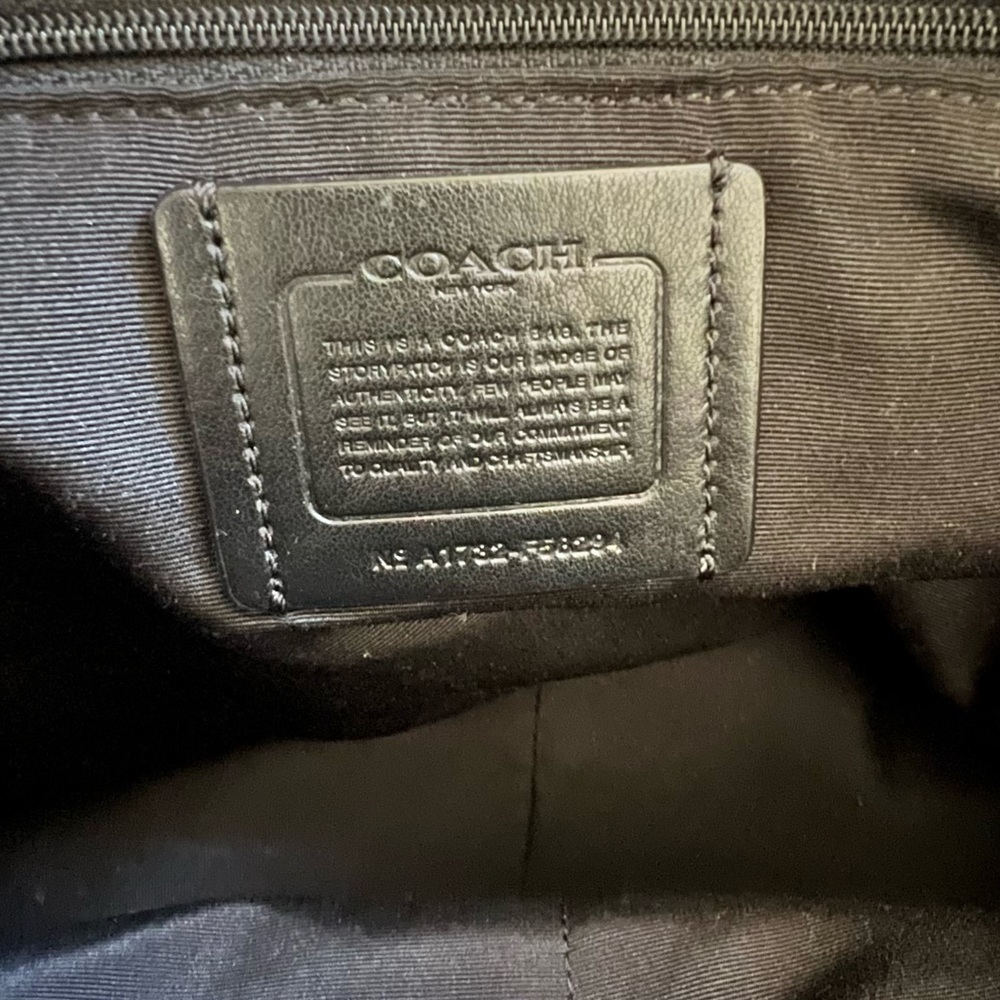 Coach black diaper bag - Picture 6 of 6